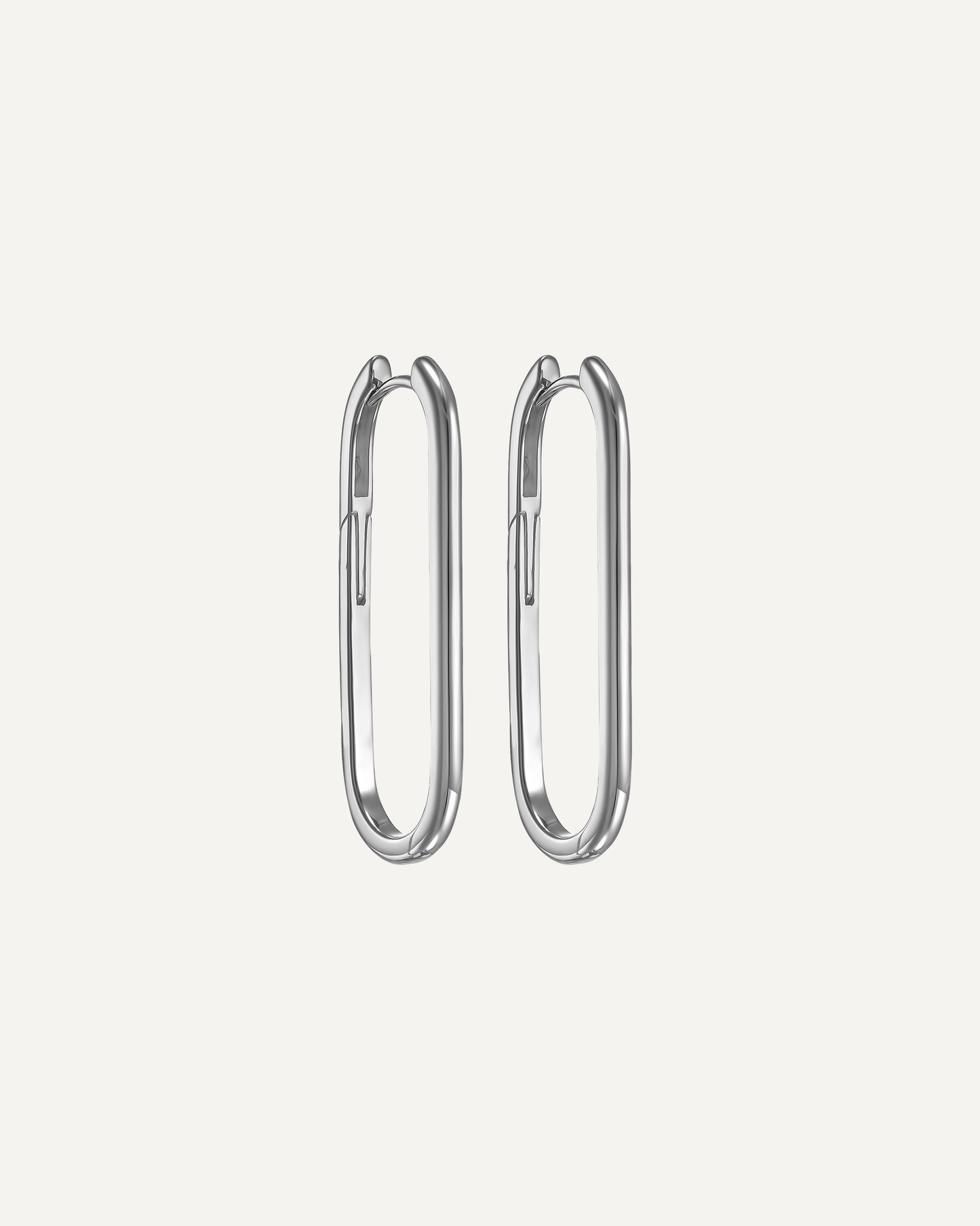 Oval earrings