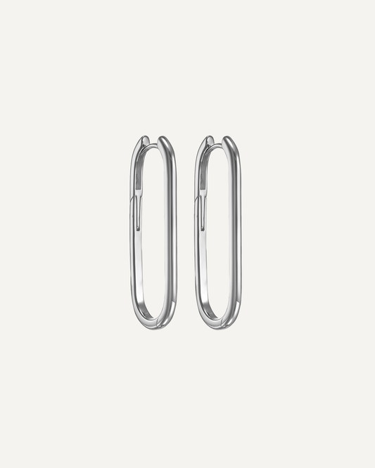 Oval earrings