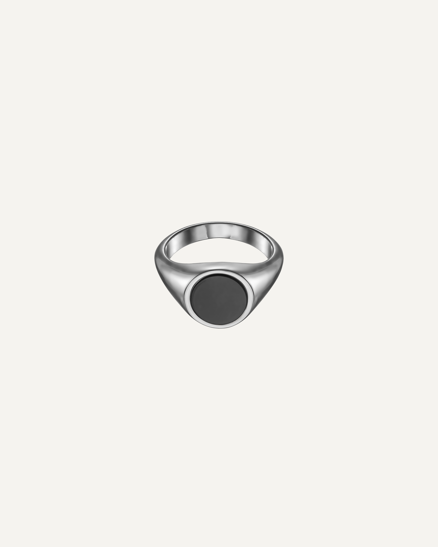 Onyx signet ring