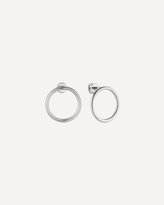 Circle earrings L