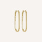 Oval earrings