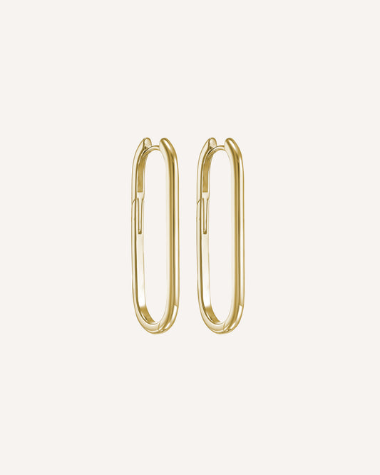 Oval earrings