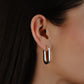 Flat Oval Earrings