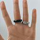 Hematite ring