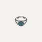 Malachite signet ring