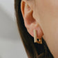 Structural square earrings